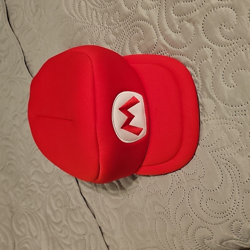 Nintendo Super Mario Bros Costume Red Flex Fit Hat